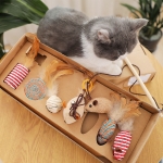 猫玩具逗猫棒猫咪磨牙棒幼猫磨牙啃咬耐咬神器小猫用品猫玩具自嗨