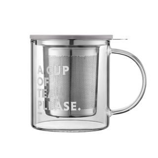 泡茶杯 枸杞菊花红茶绿茶可用 玻璃耐高温茶水分离 Buydeem/北鼎