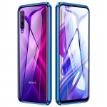 华为荣耀9x手机壳9xpro磁吸双面玻璃透明全包防摔8x万磁王个性创意网红新款honor9x潮牌外壳por男女九镜面八x