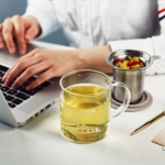 泡茶杯 枸杞菊花红茶绿茶可用 玻璃耐高温茶水分离 Buydeem/北鼎