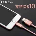GOLF合金数据线iPhone6S 6 7 8 11 Pro苹果X XR XS Max快充Plus正品iPhoneX手机充电器P单头iPad短5 5S加长SE