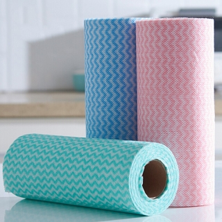 云蕾 懒人抹布厨房一次性抹布不沾油洗碗布 干湿两用擦拭巾 80片装 24950