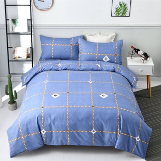 加厚斜纹磨毛四件套卡通床单双人床上用品