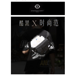 新款腰包男斜挎包多功能休闲男士胸包单肩包运动复古迷你小背包