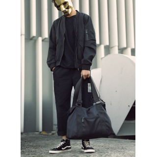 手提旅行包男士出差旅游大容量行李袋短途轻便休闲单肩包