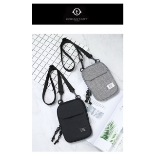 斜挎单肩迷你小包男小挎包小挂包手机包休闲背包女潮牌蹦迪包嘻哈