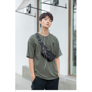 男士腰包休闲胸包多功能潮牌单肩包运动挎包小型背包斜挎包男包包