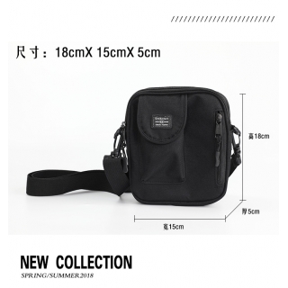 韩版男士单肩包日系潮牌背包帆布邮差包休闲包斜挎包复古运动小包