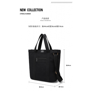 简约学生帆布包男女韩版休闲单肩包日系斜挎包手提包潮牌