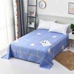 床单250X230纯棉斜纹加厚被单全棉四件套被套床上用品