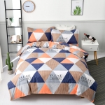 2020新款加厚斜纹磨毛四件套双人被套床单枕套