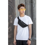 时尚潮流腰包中性防水斜跨包户外骑行斜挎包男士胸包多功能手机包