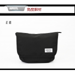 男士单肩包斜挎包牛津布横款学生书包休闲邮差包