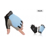 夏季户外防晒男女手套薄款骑行半指手套登山情侣防滑自行车手套