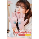 针织毛线手套男女士秋冬季防风加厚...