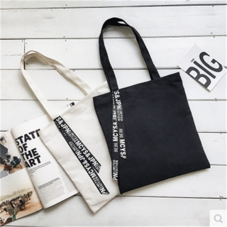 韩版帆布包潮帆布购物袋休闲百搭拉链包包帆布包环保文艺拉链女包