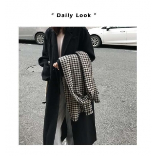 韩版复古文艺格子仿羊绒围巾女冬季ins风加厚保暖百搭披肩围脖男