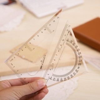 得力6415三角尺13cm(套)