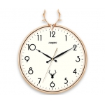 康巴丝客厅14英寸挂钟鹿头