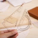 得力6415三角尺13cm(套)