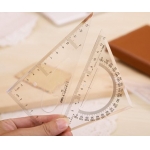 得力6415三角尺13cm(套)