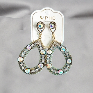 韩国气质钻石耳环