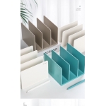 得力妞赛书立架塑料简约文艺书立