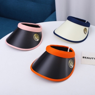 儿童大帽檐遮阳帽防晒空顶大童遮阳帽