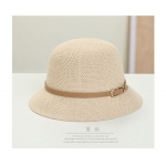 帽子女春夏新款文艺遮阳防晒渔夫帽时尚洋气百搭折叠气质太阳帽潮