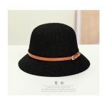 帽子女春夏新款文艺遮阳防晒渔夫帽时尚洋气百搭折叠气质太阳帽潮