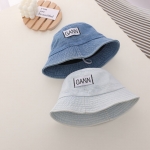 儿童牛仔布遮阳帽薄款