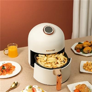 大宇空气炸锅DYKZ-045米白色/樱花粉