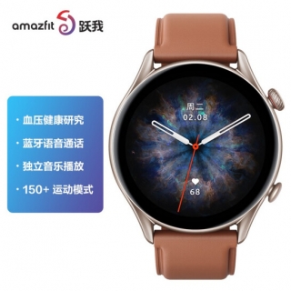 Amazfit跃我GTR 3Pro_戈壁棕