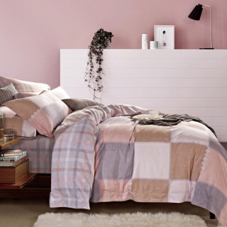 LOVO全棉磨绒四件套（斯霓湖畔）