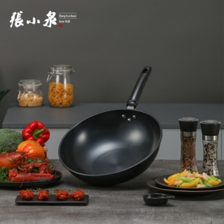 张小泉东坡家黑金铁锅C30620100