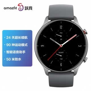 Amazfit跃我GTR 2e_曜石黑&海豚灰&冰湖绿