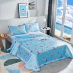 LOVO印花可水洗软凉席三件套（...