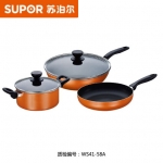 苏泊尔优品经典不粘三件套VTP1603T/30炒锅+24煎锅+20汤锅