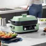 摩飞-多功能锅MR9099蓝/绿/红/白