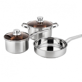 NOKA 特洛德系列-3/复合钢多用锅三件套  NOKA-21433