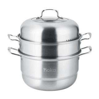 NOKA 28CM优质不锈钢三层蒸锅 NOKA-21146