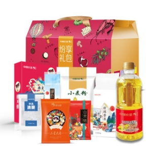 鲜禾鲜 缤纷大礼包D款3298g+900ml