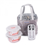 乐扣乐扣 LLG901FU耐热玻璃保鲜盒 享乐提袋套装