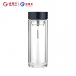 乐扣乐扣 风尚双层玻璃杯