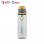 乐扣乐扣 美乐运动弹盖杯(灰黄）...