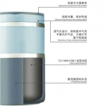 贝卡斯双层不锈钢饭盒930ML CJ-21041 