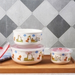 NOKA  3件套骨瓷保鲜碗 NOKA-20419