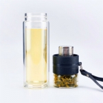 NOKA   500ML双层茶水分离玻璃泡茶杯  NOKA-12003