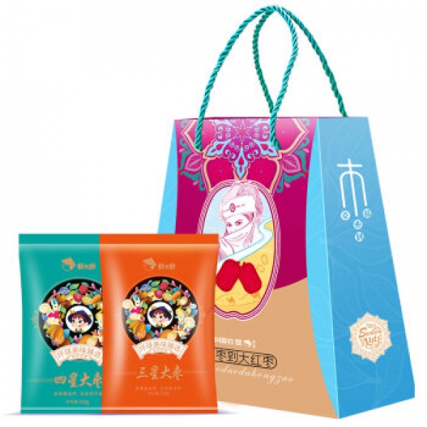 鲜禾鲜核桃/大枣/枣夹核桃礼盒系列 鲜禾鲜多彩心意大枣礼盒B 1500g