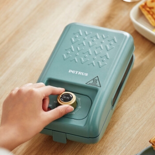 柏翠PE2310早餐机三明治轻食机小型家用 森林绿